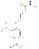 Propanamide, 3-[(2,4-dinitrophenyl)dithio]-N-methyl-