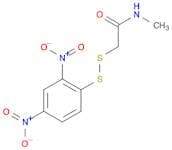 Acetamide, 2-[(2,4-dinitrophenyl)dithio]-N-methyl-