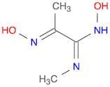 Propanimidamide, N-hydroxy-2-(hydroxyimino)-N'-methyl-, (E,E)-
