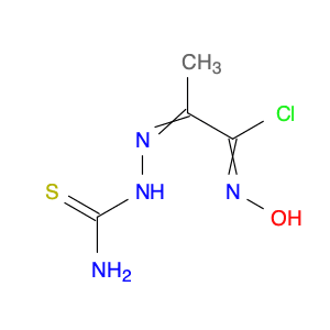 Propanimidoyl chloride, 2-[(aminothioxomethyl)hydrazono]-N-hydroxy-