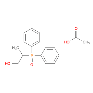 1-Propanol, 2-(diphenylphosphinyl)-, acetate