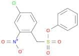 Benzenemethanesulfonic acid, 4-chloro-2-nitro-, phenyl ester