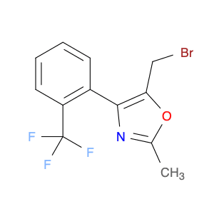 Oxazole, 5-(bromomethyl)-2-methyl-4-[2-(trifluoromethyl)phenyl]-