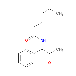 Hexanamide, N-(2-oxo-1-phenylpropyl)-