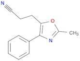 5-Oxazolepropanenitrile, 2-methyl-4-phenyl-