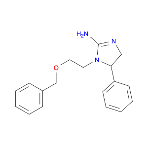 1H-Imidazol-2-amine, 4,5-dihydro-5-phenyl-1-[2-(phenylmethoxy)ethyl]-