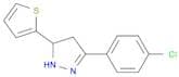 1H-Pyrazole, 3-(4-chlorophenyl)-4,5-dihydro-5-(thienyl)-