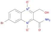 2-Quinoxalinecarboxamide, 7-bromo-3-(hydroxymethyl)-, 1,4-dioxide
