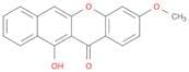 12H-Benzo[b]xanthen-12-one, 11-hydroxy-3-methoxy-