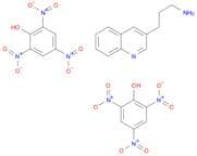 3-Quinolinepropanamine, compd. with 2,4,6-trinitrophenol (1:2)