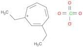 Cycloheptatrienylium, 1,3-diethyl-, perchlorate