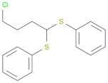 Benzene, 1,1'-[(4-chlorobutylidene)bis(thio)]bis-