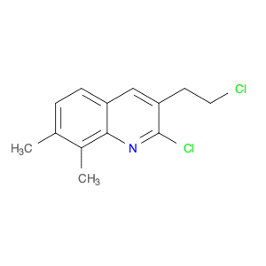 2-Chloro-3-(2-chloroethyl)-7,8-dimethylquinoline