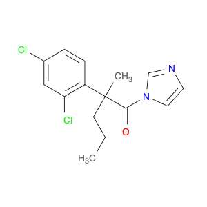 1H-Imidazole, 1-[2-(2,4-dichlorophenyl)-2-methyl-1-oxopentyl]-