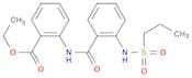Benzoic acid, 2-[[2-[(propylsulfonyl)amino]benzoyl]amino]-, ethyl ester