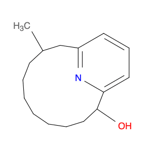 10-methyl-16-azabicyclo[10.3.1]hexadeca-1(16),12,14-trien-2-ol