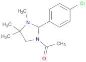 Imidazolidine, 1-acetyl-2-(4-chlorophenyl)-3,4,4-trimethyl-