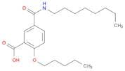Benzoic acid, 5-[(octylamino)carbonyl]-2-(pentyloxy)-