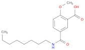 Benzoic acid, 2-methoxy-5-[(octylamino)carbonyl]-
