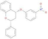 2H-1-Benzopyran, 3,4-dihydro-4-(3-nitrophenoxy)-2-phenyl-, cis-