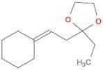1,3-Dioxolane, 2-(2-cyclohexylideneethyl)-2-ethyl-