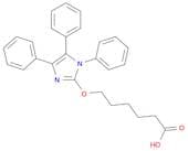 Hexanoic acid, 6-[(1,4,5-triphenyl-1H-imidazol-2-yl)oxy]-