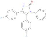 2H-Imidazol-2-one, 4,5-bis(4-fluorophenyl)-1,3-dihydro-1-phenyl-