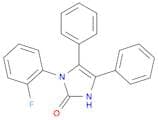 2H-Imidazol-2-one, 1-(2-fluorophenyl)-1,3-dihydro-4,5-diphenyl-
