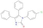 2H-Imidazol-2-one, 1-(4-chlorophenyl)-1,3-dihydro-4,5-diphenyl-