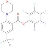 2,3,4,5,6-pentafluorophenyl 2-(morpholin-4-yl)-5-(trifluoromethyl)benzoate