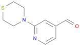 2-(thiomorpholin-4-yl)pyridine-4-carbaldehyde