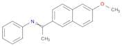 Benzenamine, N-[1-(6-methoxy-2-naphthalenyl)ethylidene]-
