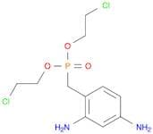 Phosphonic acid, [(2,4-diaminophenyl)methyl]-, bis(2-chloroethyl) ester