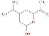 Ethanone, 1-[tetrahydro-6-hydroxy-4-(1-methylethenyl)-2H-pyran-2-yl]-