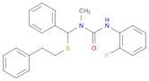 Urea, N'-(2-fluorophenyl)-N-methyl-N-[phenyl[(2-phenylethyl)thio]methyl]-