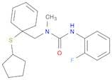 Urea, N-[1-(cyclopentylthio)phenylmethyl]-N'-(2-fluorophenyl)-N-methyl-