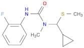 Urea, N-[cyclopropyl(methylthio)methyl]-N'-(2-fluorophenyl)-N-methyl-