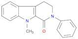 1H-Pyrido[3,4-b]indol-1-one, 2,3,4,9-tetrahydro-9-methyl-2-phenyl-