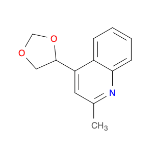 Quinoline, 4-(1,3-dioxolan-4-yl)-2-methyl-