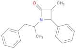 2-Azetidinone, 3-methyl-1-(1-methyl-2-phenylethyl)-4-phenyl-