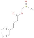 Benzenebutanoic acid, (methylsulfinyl)methyl ester