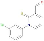 3-Pyridinecarboxaldehyde, 1-(3-chlorophenyl)-1,2-dihydro-2-thioxo-