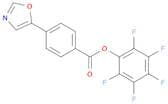 2,3,4,5,6-pentafluorophenyl 4-(1,3-oxazol-5-yl)benzoate