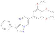 3-Phenyl-6-(3,4,5-trimethoxyphenyl)pyrazolo[1,5-a]pyrimidine