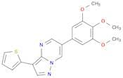 3-Thiophen-2-yl-6-(3,4,5-trimethoxyphenyl)pyrazolo[1,5-a]pyrimidine