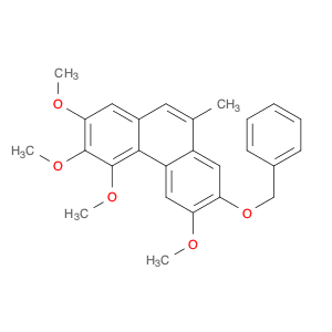 Phenanthrene, 2,3,4,6-tetramethoxy-9-methyl-7-(phenylmethoxy)-