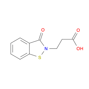 3-Oxo-1,2-benzisothiazole-2(3H)-propanoic acid