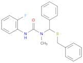 Urea, N'-(2-fluorophenyl)-N-methyl-N-[phenyl[(phenylmethyl)thio]methyl]-