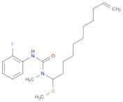 Urea, N'-(2-fluorophenyl)-N-methyl-N-[1-(methylthio)-10-undecenyl]-