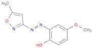 Phenol, 4-methoxy-2-[(5-methyl-3-isoxazolyl)azo]-